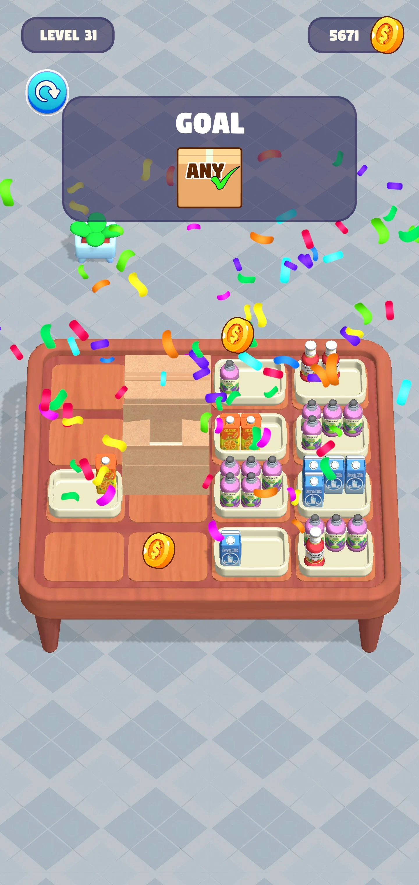 Tray Slide Merge screenshot